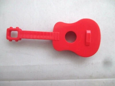 VINTAGE Original BUCKAROO MB Game Red Guitar Spare Part sold separately - Image 1 of 3