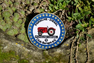 VINTAGE TRACTOR CLUB PATCH / BADGE # PORSCHE DIESEL CLUB EUROPA - Picture 1 of 2