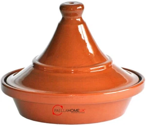 22 x 5.5 cm Spanish Terracotta Tagine Dish , SMALL FACTORY DEFECTS - DISCOUNTED - Picture 1 of 3