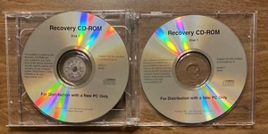 Vintage Recovery CD-ROM 2 Disks For Distribution with A New PC Only 2001 E1 - Bild 1 von 9