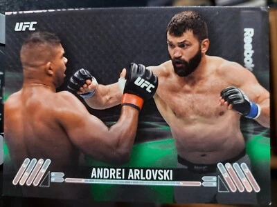 Andrei Arlovski #80 2017 Topps UFC Knockout Green #077/215 - Image 1 of 2