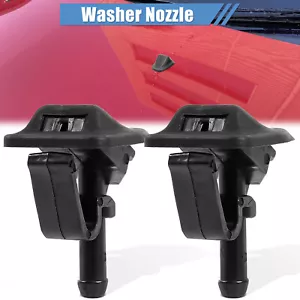 Set of 2 Windshield Washer Nozzle Wiper Spray 55156728AB For Jeep Wrangler 97- - Picture 1 of 6