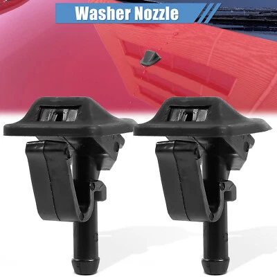 Set of 2 Windshield Washer Nozzle Wiper Spray 55156728AB For Jeep Wrangler 97- - Image 1 of 4
