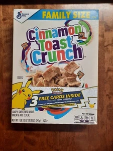 POKEMON TCG 25TH ANNIVERSARY CINNAMON TOAST CRUNCH BOXE FOIL PIKACHU - Picture 1 of 5