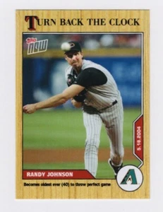 2020 Topps Now Turn Back The Clock Randy Johnson #49 Baseball Card(PR 422) - Picture 1 of 2