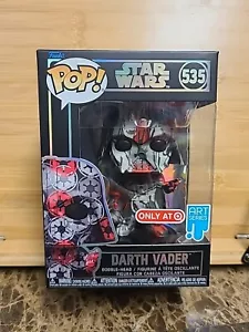 Funko Pop! Artist Series: Star Wars - Darth Vader - Target (Exclusive) #535 - Picture 1 of 5