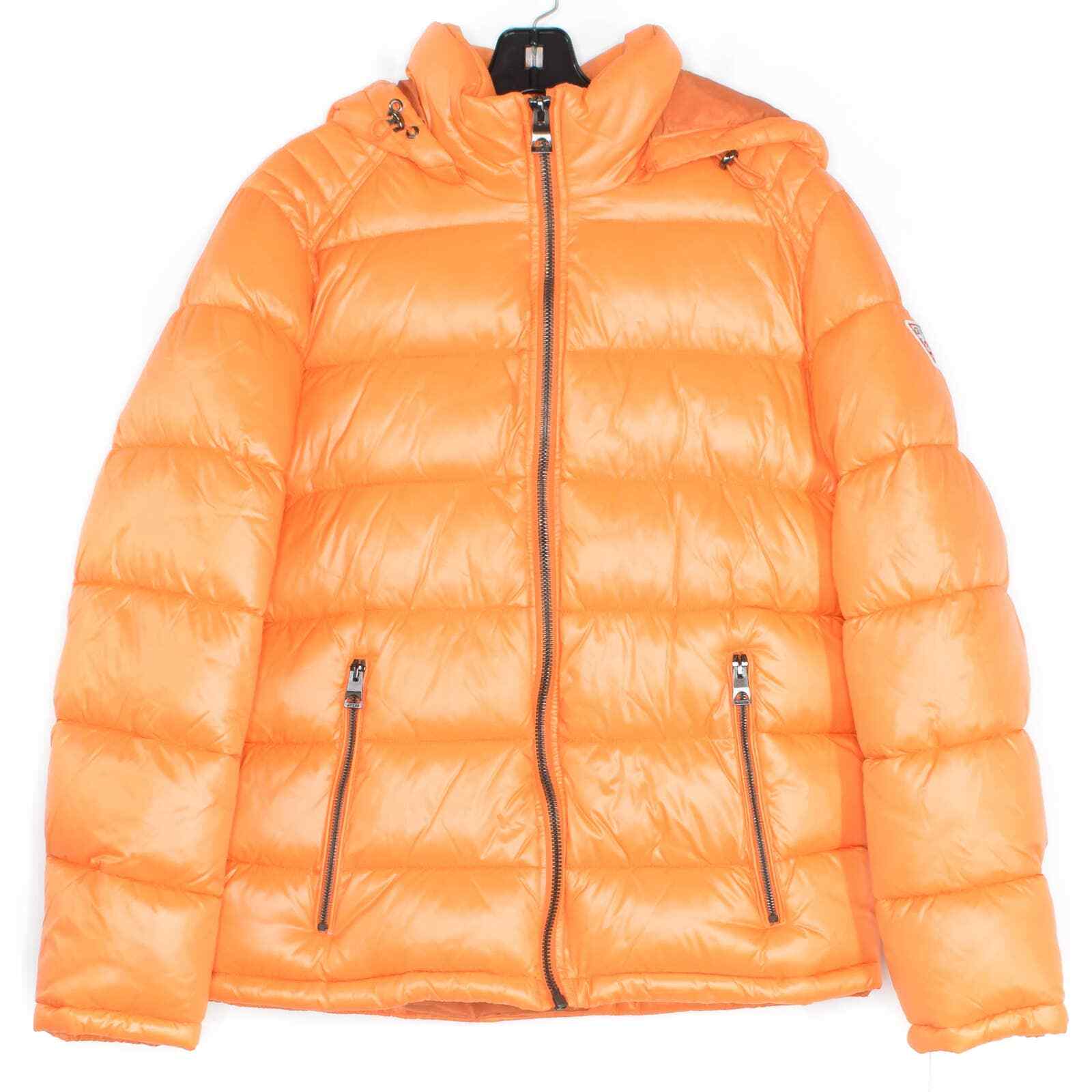 NWT Guess Mens Jacket Puffer Hooded 