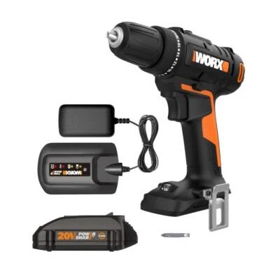 Worx WX100L Cordless 20V Power Share 3/8" Drill Driver - Image 1 of 4