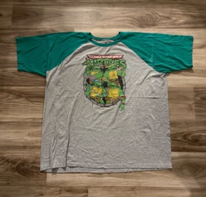 T shirt Teenage Mutant Ninja Turtles Classic Gray & Green TMNT 3XL short sleeve - Picture 1 of 8