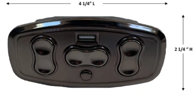 Mulin Electric Switch -MLSK63-A1 Right (R) 7 Button Power Recliner Switch + USB