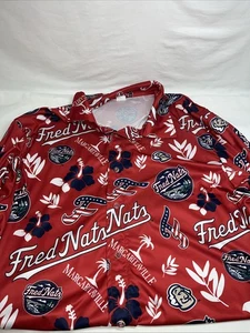 Camisa Hawaiana Fred Nats 2024 Fredericksburg Nationals Adulto XL Frednats - Imagen 1 de 6