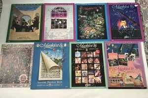 Lot of 8 Vintage Musikfest Programs Bethlehem, PA - Picture 1 of 9