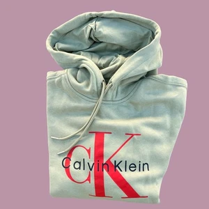 Calvin Klien ck Hombre Verde Monograma Logo Polar Sudadera con Capucha Talla S - Imagen 1 de 6