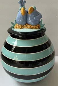 Keksdose HAHN Huhn Studio Kunstkeramik signiert Nachlass 12” hoch 9” breit - Bild 1 von 11