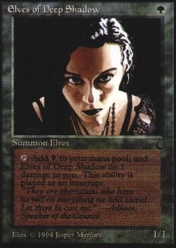 Moderate Play x 1 Elves of Deep Shadow The Dark - Image 1 of 1