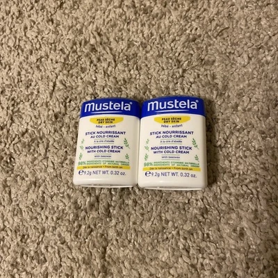 Mustela Barra Nutritiva con Crema Fría 0.32 OZ Lote de 2 Hidratantes Nuevo Foto 1 de 2