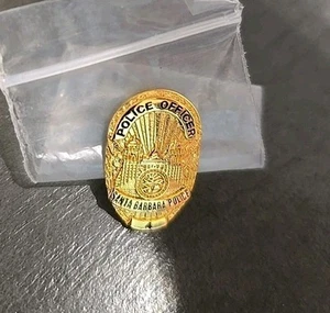 Vintage City of Santa Barbara California Police Mini Abzeichen Anstecknadel Polizist - Bild 1 von 2