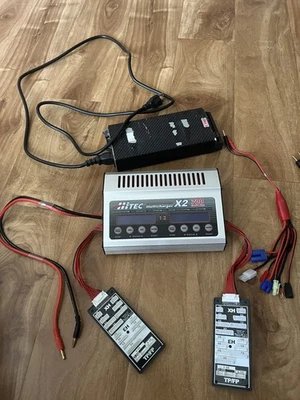 Hitec X2 700w Dual Multi-Charger High Power 30amp Power Supply RL 85a 1025w - Image 1 of 4