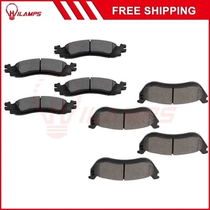 For Ford Explorer 2006 - 2010 Performance Front and Rear Brake Ceramic Pads - Picture 1 of 8