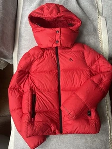 Calvin Klein Women’s Short Down Puffer Jacket Red Size S - Picture 1 of 6