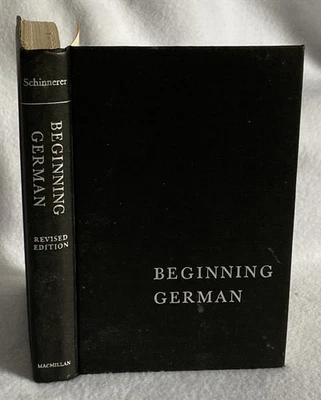 Beginning German Otto P. Schinnerer The Macmillan Co Revised 14th printing 1967 - Image 1 of 4