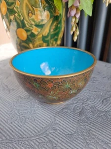 Mid Century Chinese Cloisonne Bowl - Picture 1 of 7