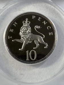 1986 Great Britain 10 Pence Proof Graded PR 68 DCAM by ANACS - Picture 1 of 8