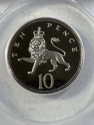 1986 Great Britain 10 Pence Proof Graded PR 68 DCAM by ANACS - Image 1 of 4