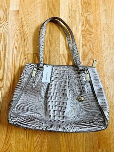Vintage Brahmin Adina Chardonnay Melbourne leather Bag BNWT small mark inside - Bild 1 von 14