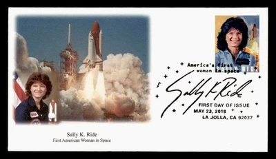 DR WHO 2018 FDC SPACE SALLY RIDE ASTRONAUT FLSC CACHET M59503 - Image 1 of 2
