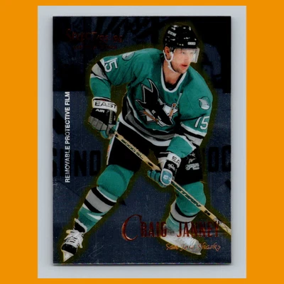 Craig Janney #33 1995 Select Certified San Jose Sharks Hockey Card NHL NM - Image 1 of 3