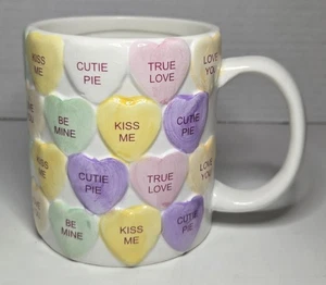 Taza/taza de café caramelo corazón conversación multicolor día de San Valentín por: foto  - Imagen 1 de 6