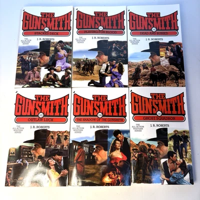 The Gunsmith Series - Vols. #240, 241, 242, 243, 244, 245 - Western Paperbacks Foto 1 de 4