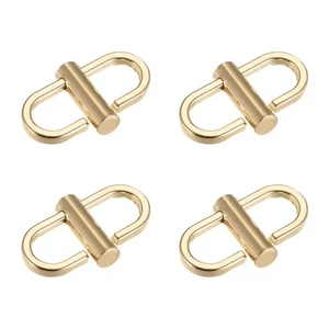 Regolabile Metallo Fibbie,4pz 22x10mm Catena Shortener,Oro Tonalità - Foto 1 di 7
