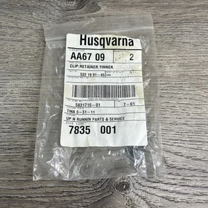 Husqvarna 542199145 Clip Retenedor Genuino Nos OEM Lote de 2 - Imagen 1 de 3