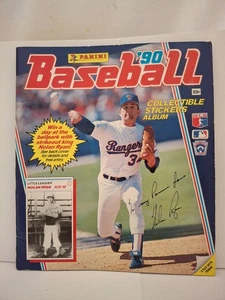 1990 Panini Baseball Sticker Collection Album Nolan Ryan Cover - Picture 1 of 9