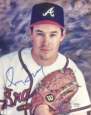 Greg Maddux Signed 8x10 Photo Autographed Atlanta Braves PSA/DNA COA - Image 1 of 3