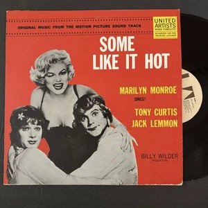 Marilyn Monroe 1959 Some Like It Hot LP Original Motion Picture Sound Track OST - Picture 1 of 8