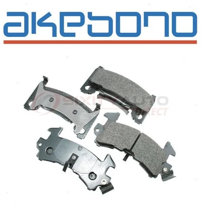 Akebono Pro-ACT Front Disc Brake Pad Set for 1982-2003 Chevrolet S10 - mz - Imagem 1 de 4