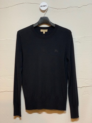 Burberry Maglione Maglia Cashmere Nero Uomo 5400518765 17750704