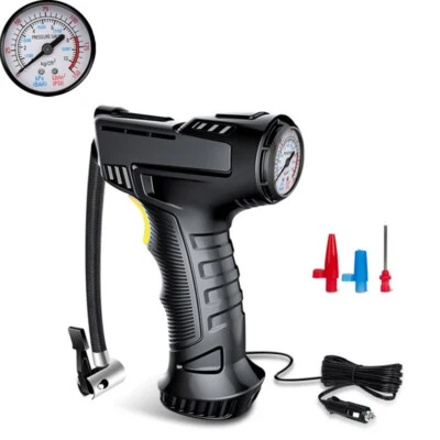 Car Tyre Inflator Pump corded Portable Tyre Air Compressor Pump 12V Electric UK - Image 1 of 4