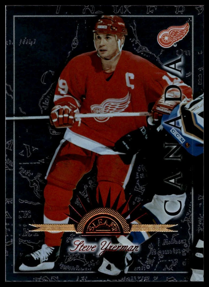 1997-98 Leaf International Stars #4 Steve Yzerman - Image 1 of 2