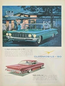 1959 General Motors Oldsmobile Print Ad.  Green Hard Top Vehicle - Picture 1 of 1