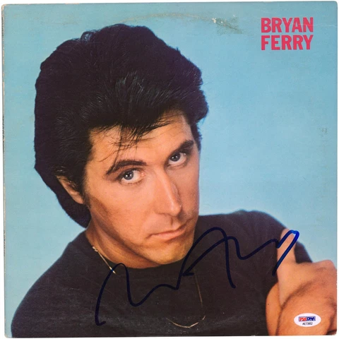 Bryan Ferry Autographed These Foolish Things Album PSA Cover