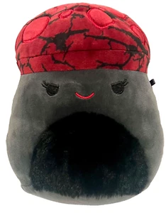 Peluche Squishmallows Girly Goth Squad Gert il Fungo Nero 8" - Foto 1 di 6