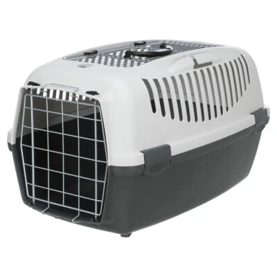 Trixie Hunde Transportbox Capri III Open Top hellgrau/grau Hund Katze - Bild 1 von 4