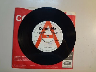 PREACHERS: Hole In My Soul- Too Old In The Head-U.K. 7" 65 Columbia DB 7680 Demo - Image 1 of 2
