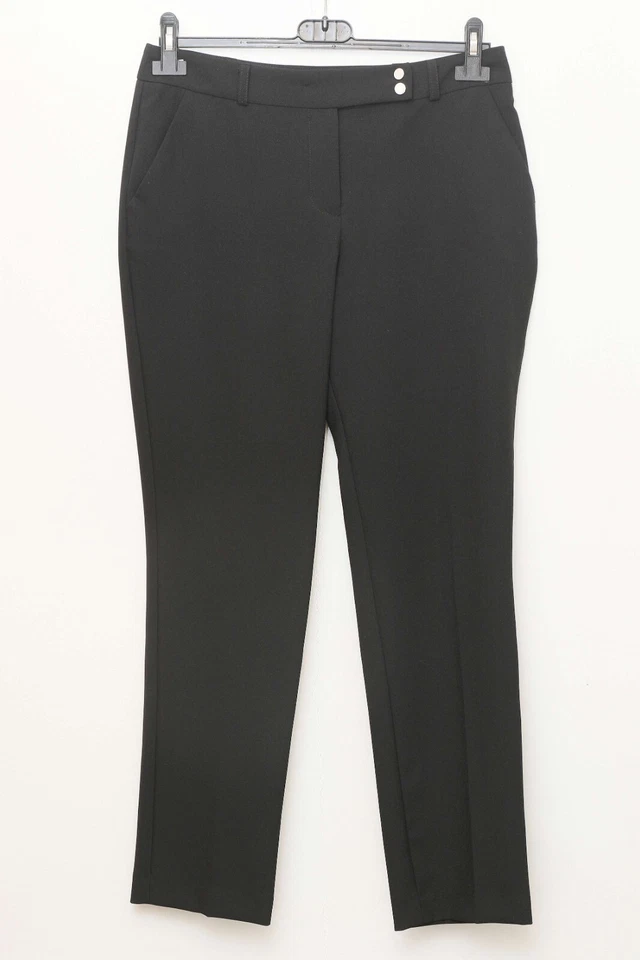 M&CO Petite smart black trousers size 10 27" leg worn school work - Image 1 of 1