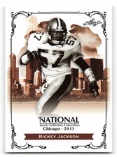 2013 Leaf National Convention #N-RJ2 RICKEY JACKSON New Orleans Saints  NICE !!!