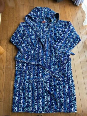 Roupão de banho Missoni tamanho S azul não usado - Imagem 1 de 2